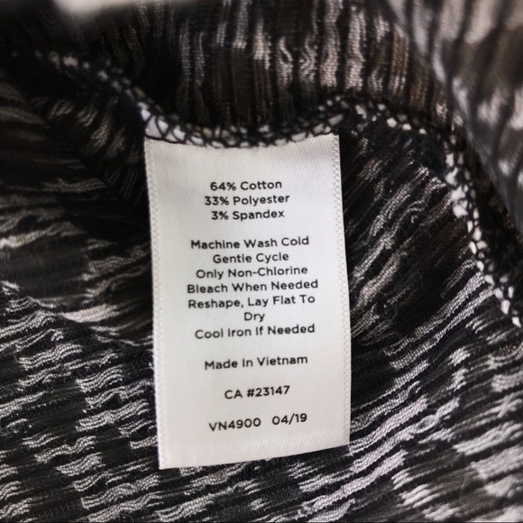 {Talbots} Folded collar wide neck top, MP - Picture 6 of 6